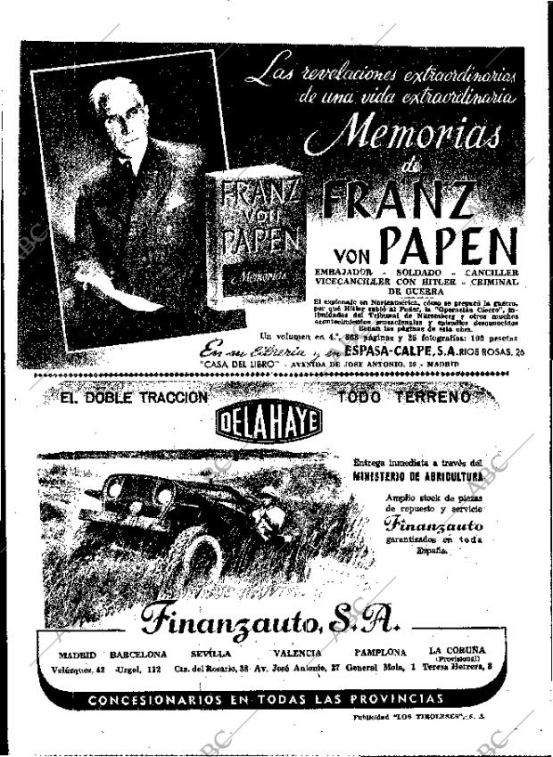 ABC MADRID 26-11-1952 página 13