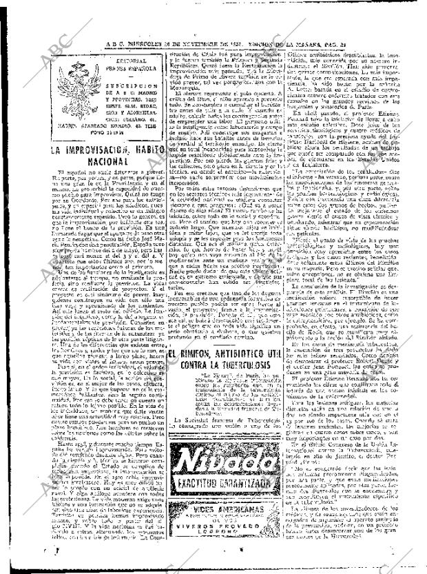 ABC MADRID 26-11-1952 página 22