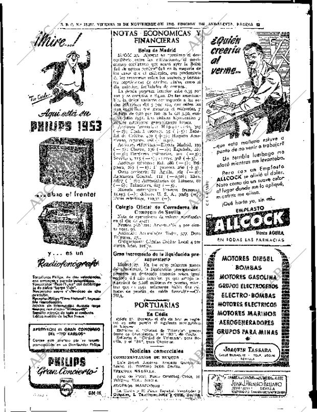 ABC SEVILLA 28-11-1952 página 22