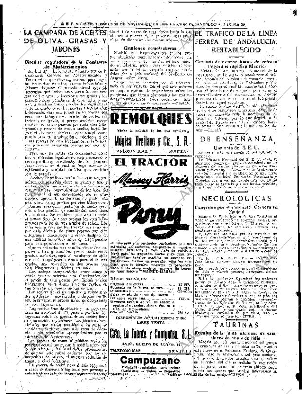 ABC SEVILLA 28-11-1952 página 26