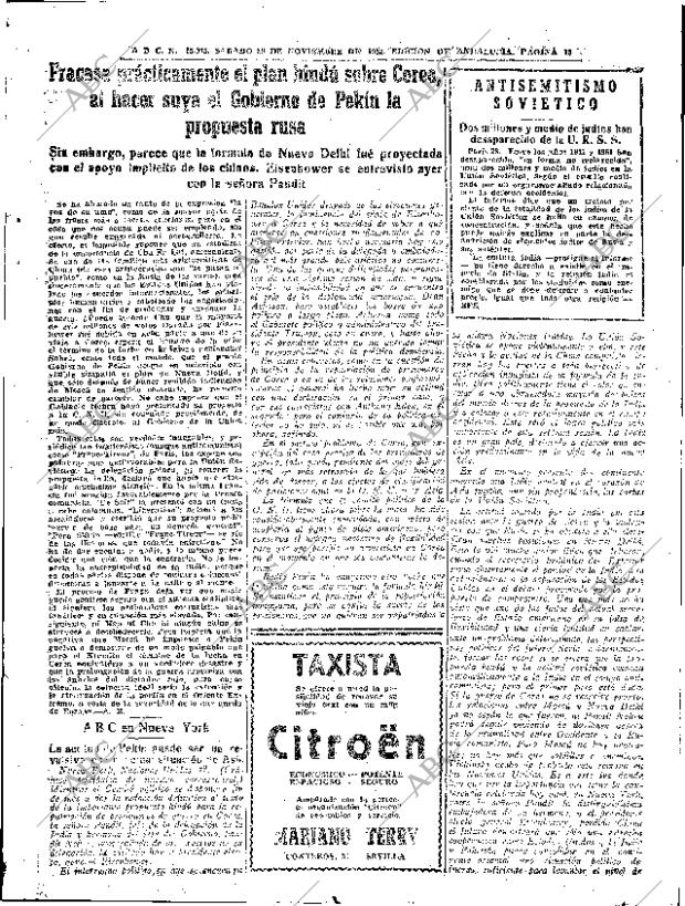 ABC SEVILLA 29-11-1952 página 13