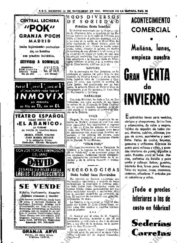 ABC MADRID 30-11-1952 página 52