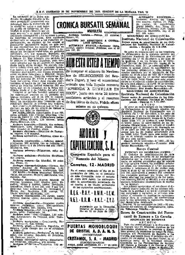 ABC MADRID 30-11-1952 página 56