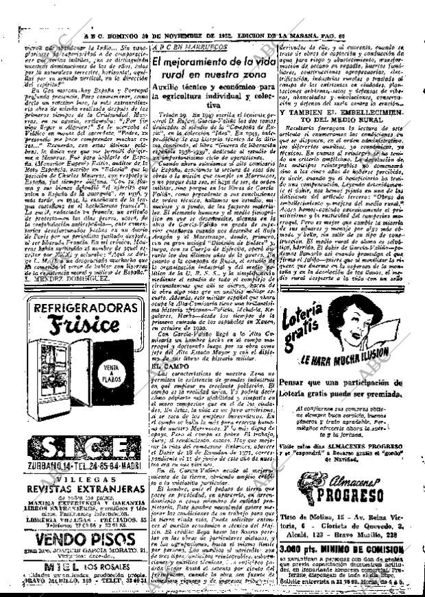 ABC MADRID 30-11-1952 página 60