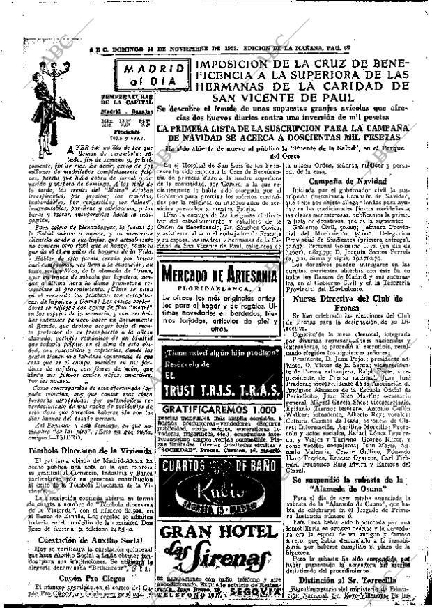 ABC MADRID 30-11-1952 página 65