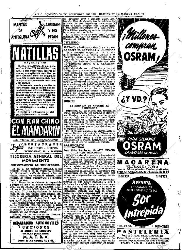 ABC MADRID 30-11-1952 página 70