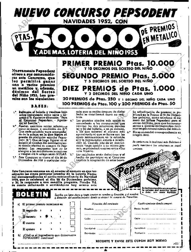 ABC SEVILLA 30-11-1952 página 6