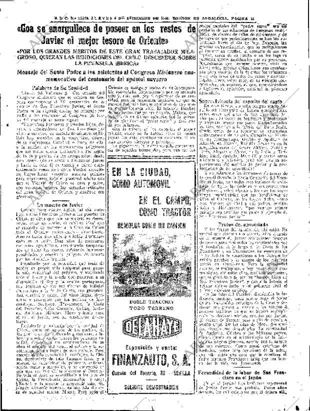 ABC SEVILLA 04-12-1952 página 11