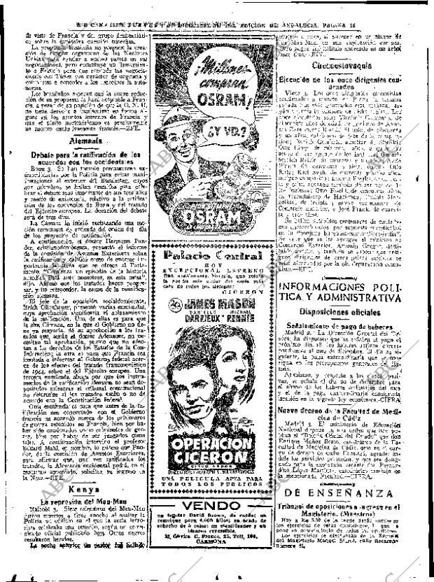 ABC SEVILLA 04-12-1952 página 16