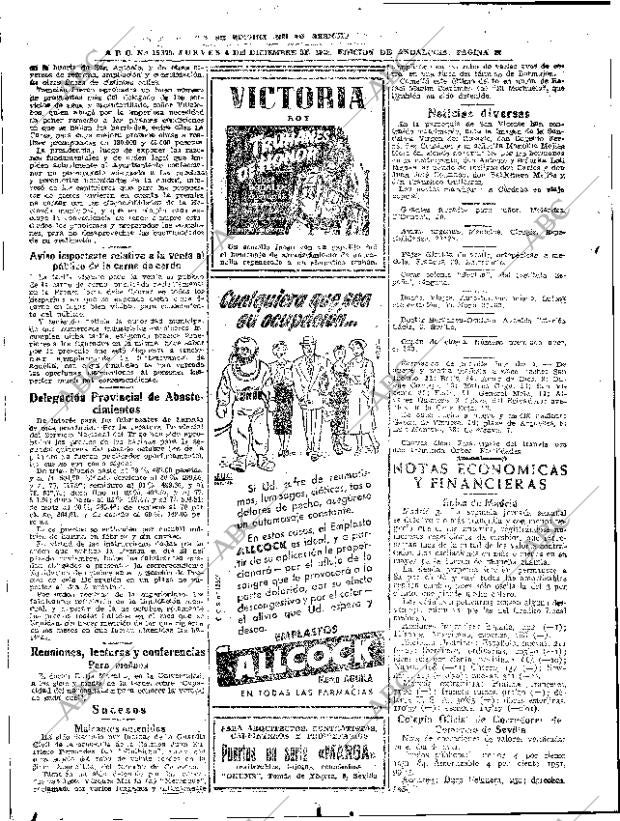 ABC SEVILLA 04-12-1952 página 20