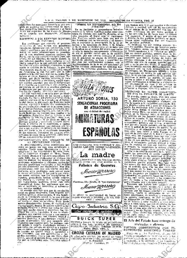 ABC MADRID 05-12-1952 página 18
