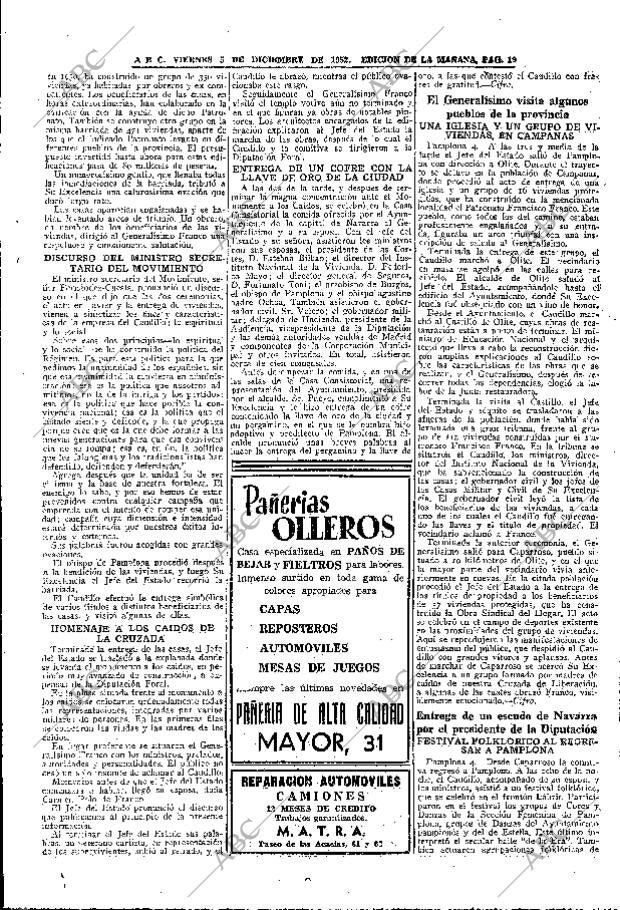 ABC MADRID 05-12-1952 página 19