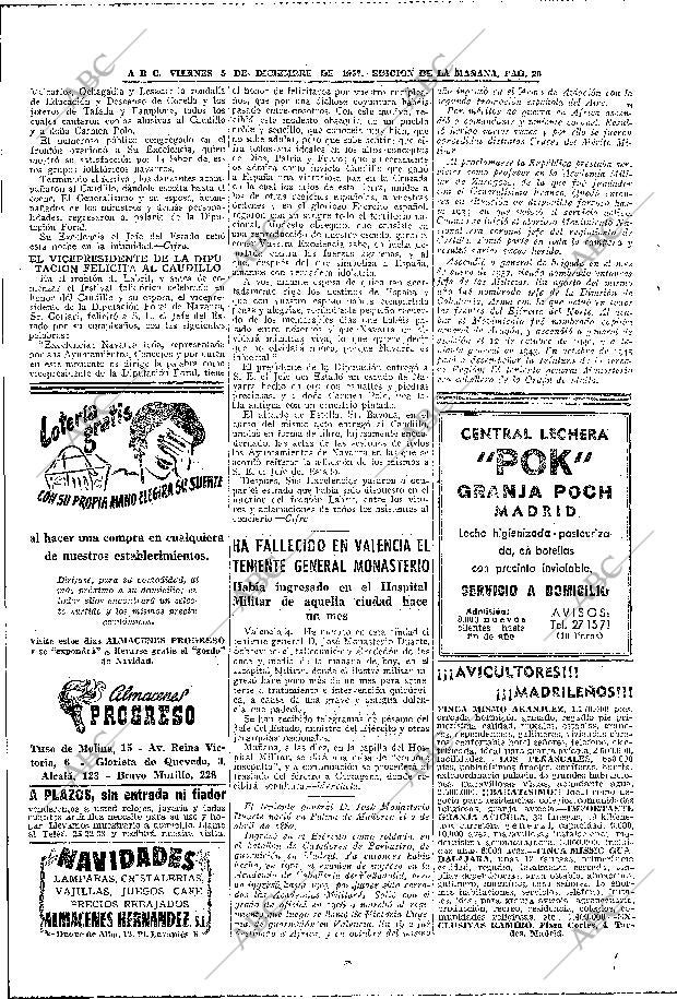 ABC MADRID 05-12-1952 página 20