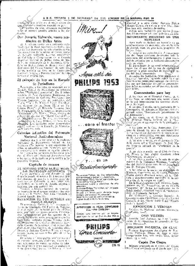 ABC MADRID 05-12-1952 página 30