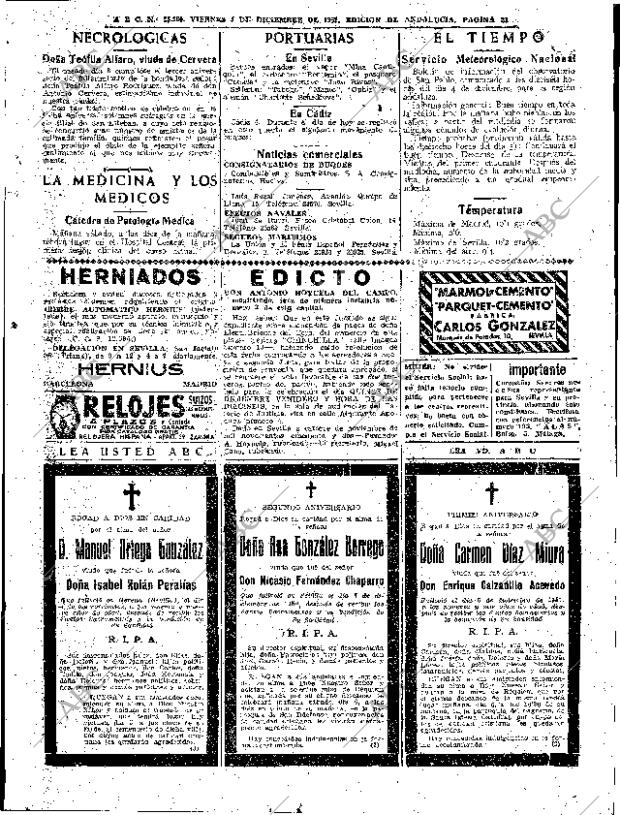 ABC SEVILLA 05-12-1952 página 21