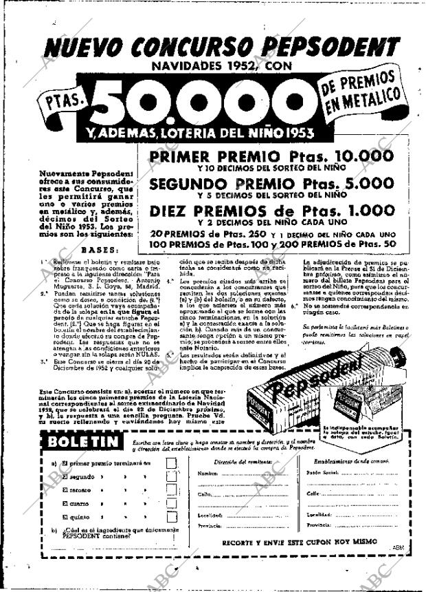 ABC MADRID 07-12-1952 página 22