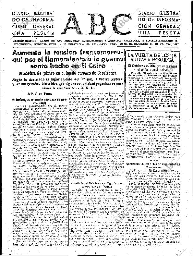 ABC SEVILLA 14-12-1952 página 23
