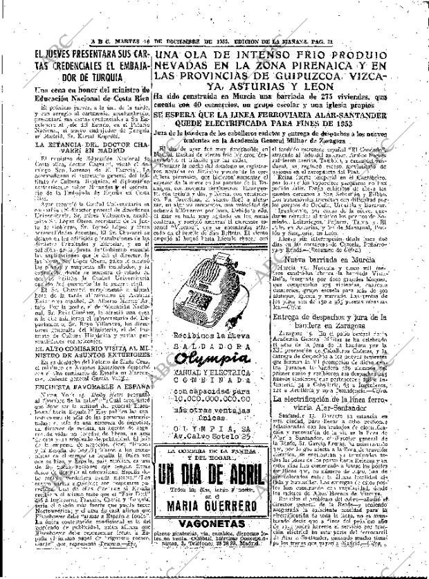 ABC MADRID 16-12-1952 página 39