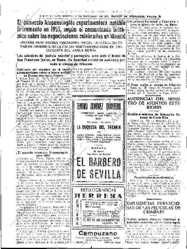 ABC SEVILLA 16-12-1952 página 19