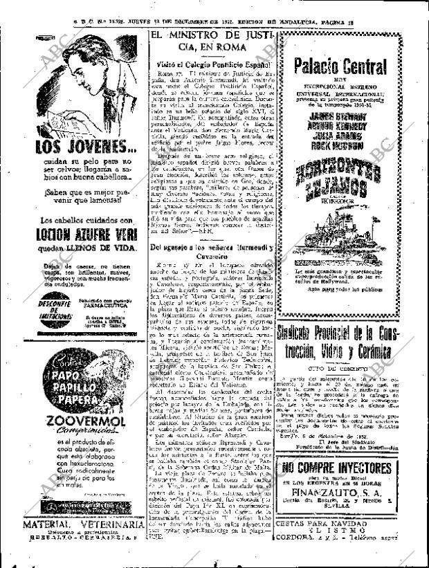 ABC SEVILLA 18-12-1952 página 18