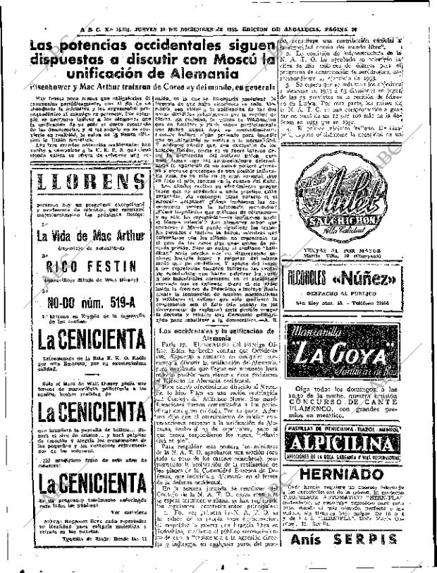 ABC SEVILLA 18-12-1952 página 20