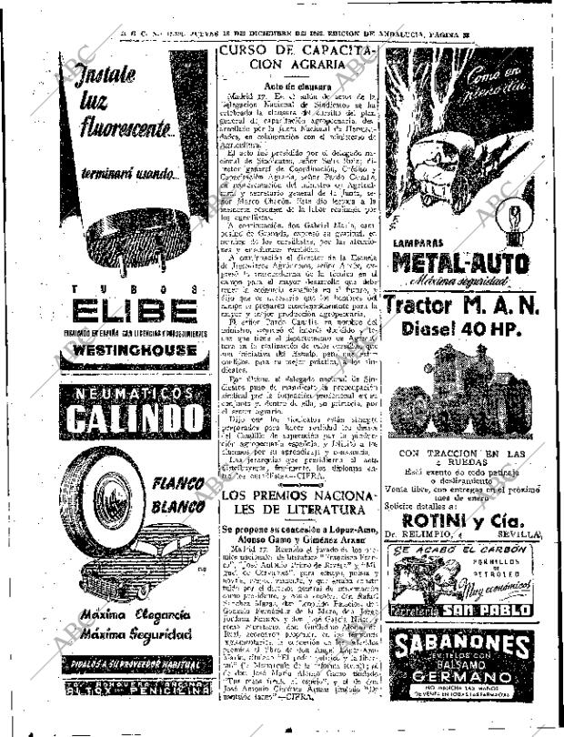 ABC SEVILLA 18-12-1952 página 28
