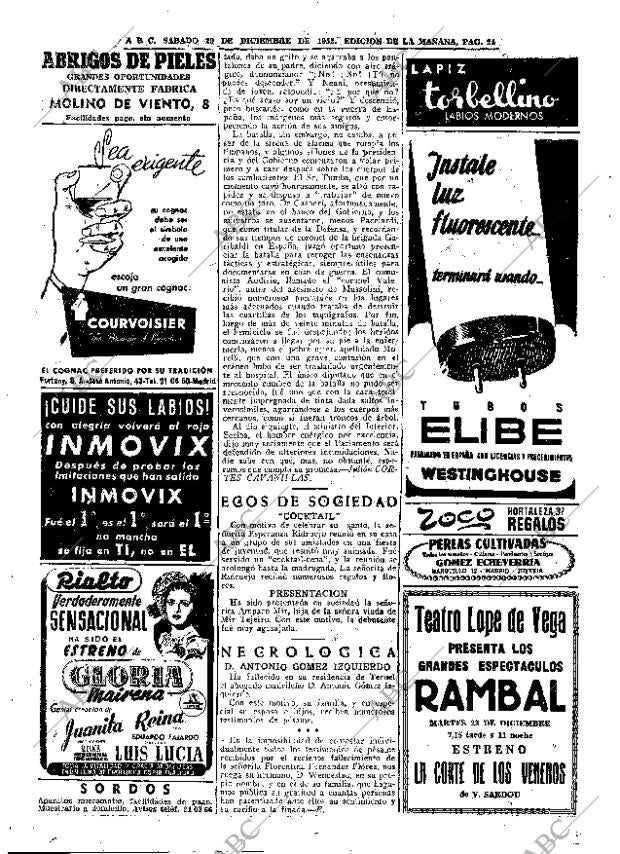 ABC MADRID 20-12-1952 página 24