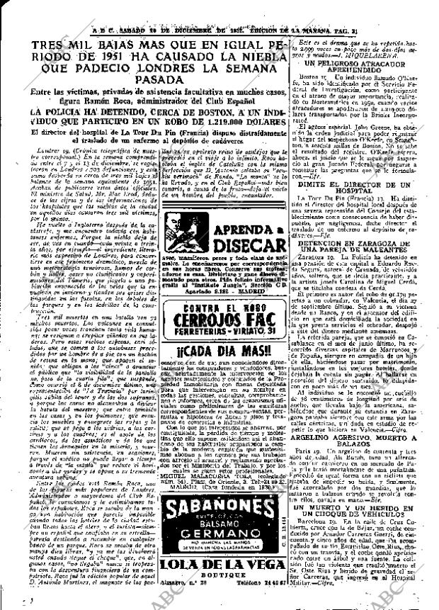 ABC MADRID 20-12-1952 página 31