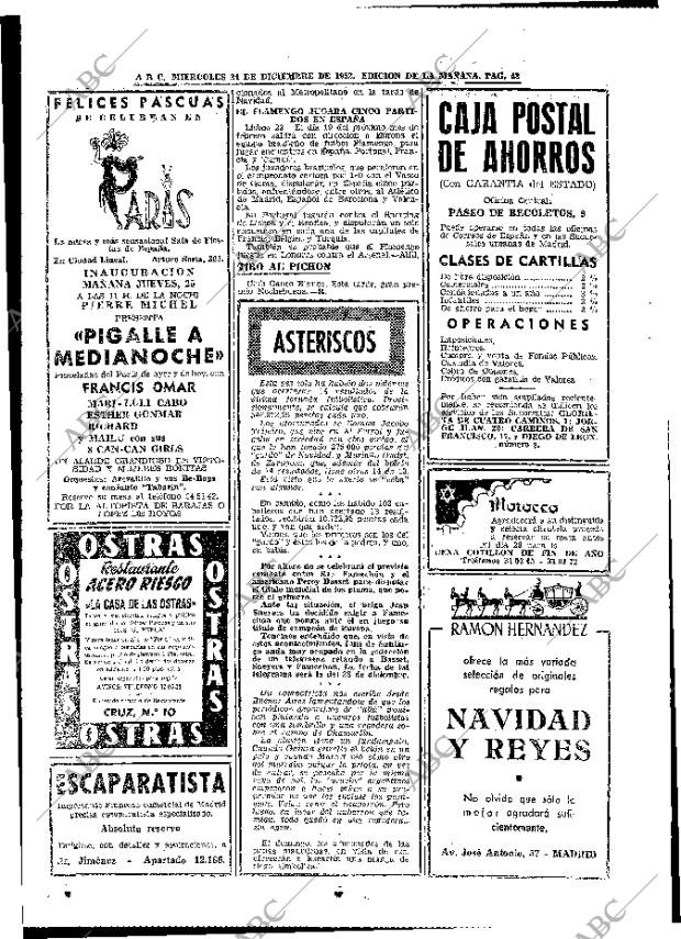 ABC MADRID 24-12-1952 página 48