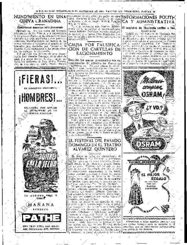 ABC SEVILLA 24-12-1952 página 20