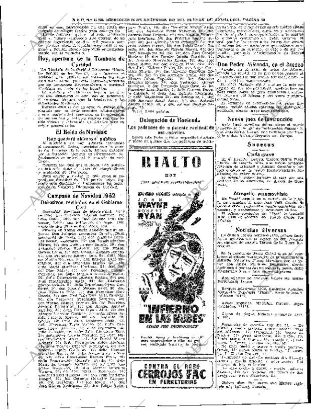 ABC SEVILLA 24-12-1952 página 28