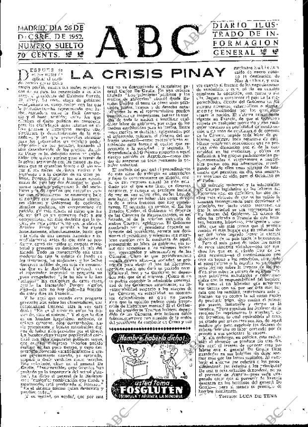 ABC MADRID 26-12-1952 página 3