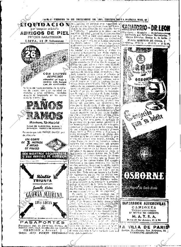 ABC MADRID 26-12-1952 página 40