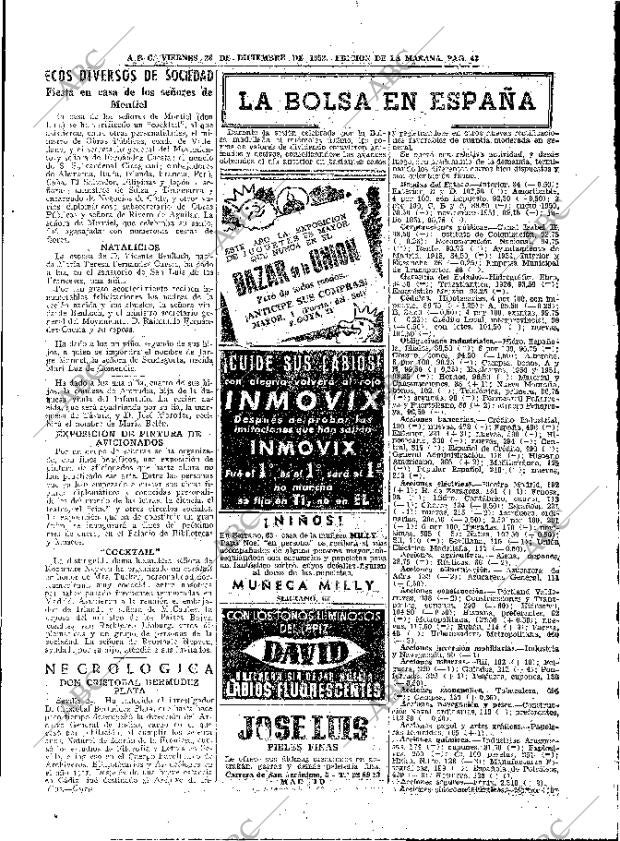 ABC MADRID 26-12-1952 página 43