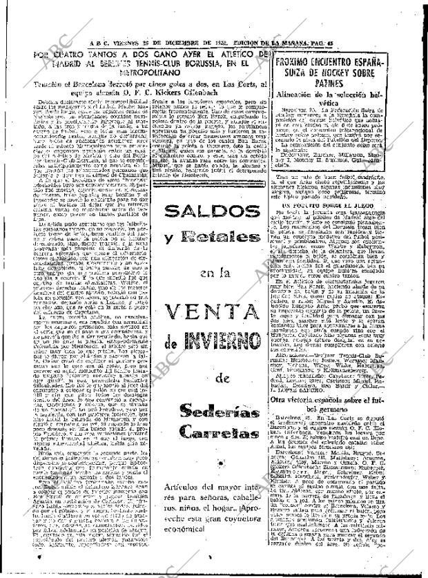 ABC MADRID 26-12-1952 página 45