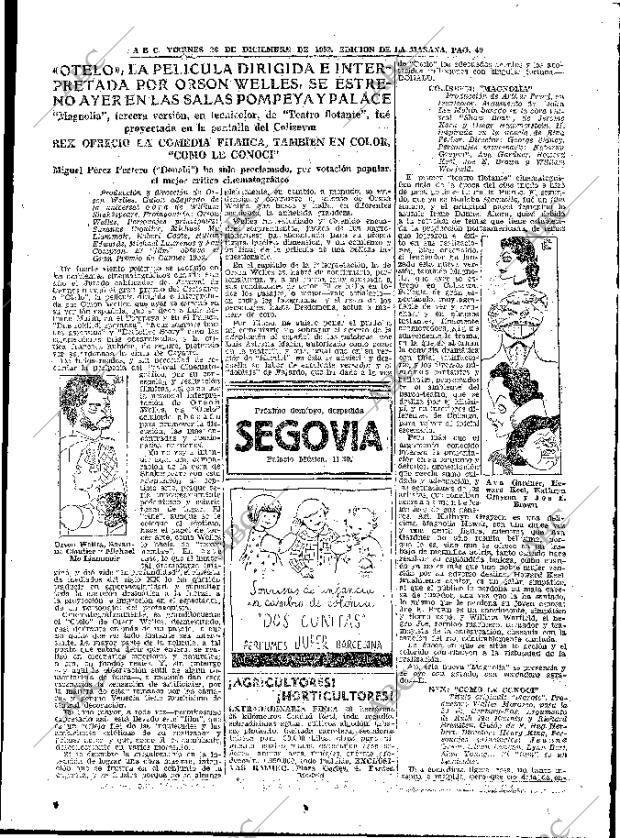 ABC MADRID 26-12-1952 página 49