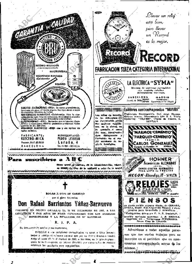 ABC SEVILLA 26-12-1952 página 34