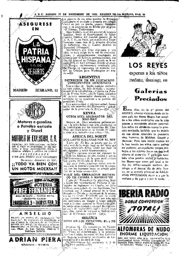 ABC MADRID 27-12-1952 página 34