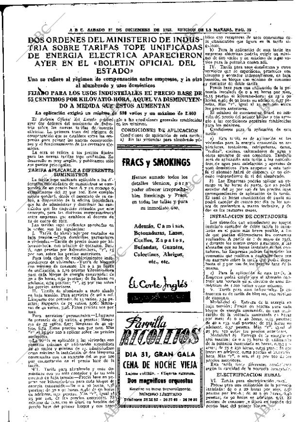 ABC MADRID 27-12-1952 página 35