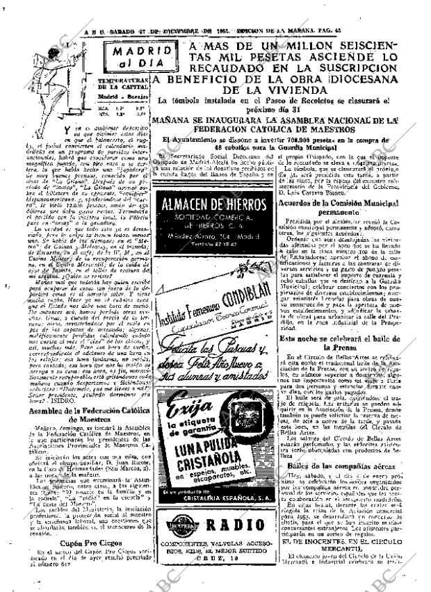 ABC MADRID 27-12-1952 página 43