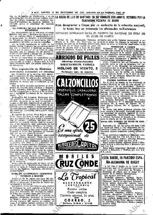ABC MADRID 27-12-1952 página 48