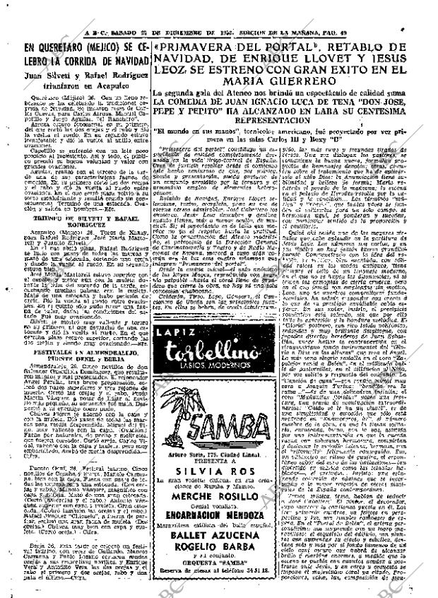 ABC MADRID 27-12-1952 página 49