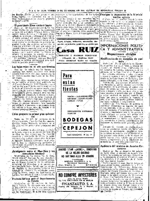 ABC SEVILLA 30-12-1952 página 17