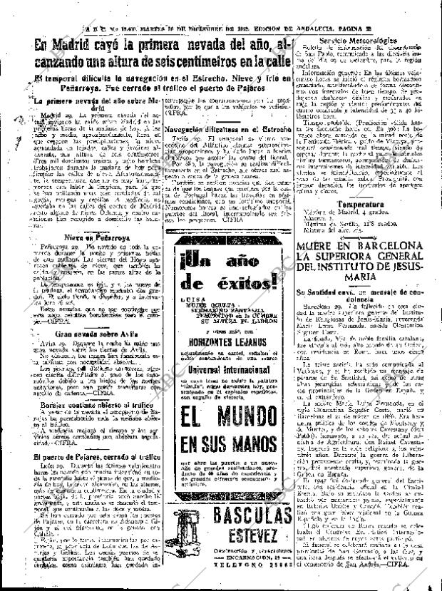 ABC SEVILLA 30-12-1952 página 23
