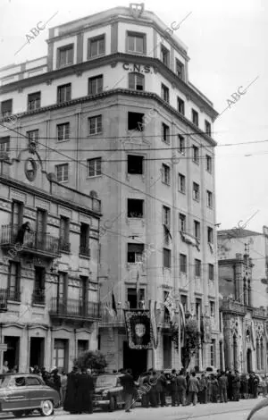 Fachada de la casa sindical de Vigo