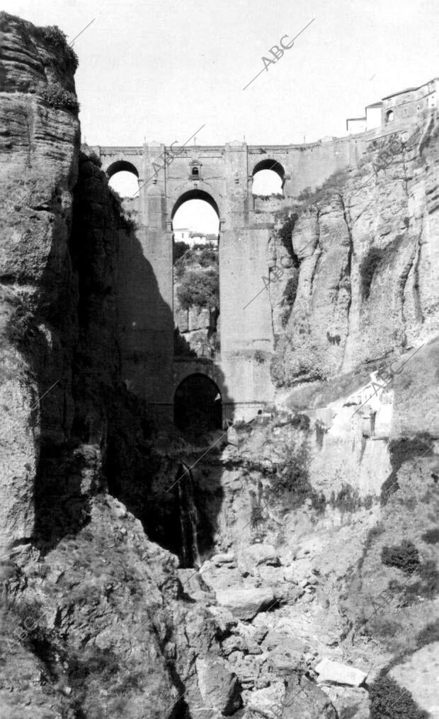 Puente nuevo del tajo de Ronda (Málaga)