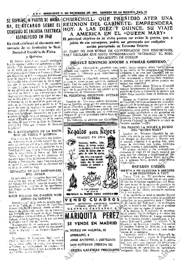 ABC MADRID 31-12-1952 página 33