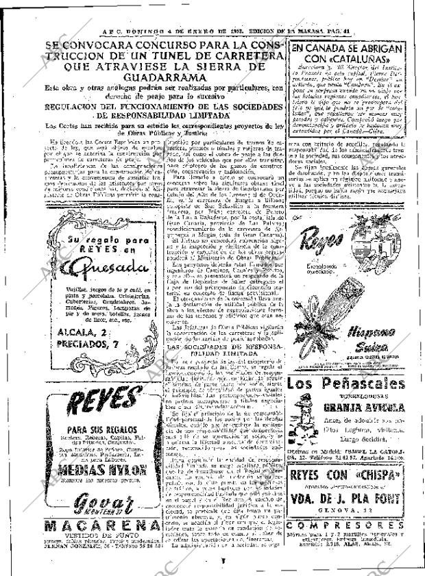 ABC MADRID 04-01-1953 página 41