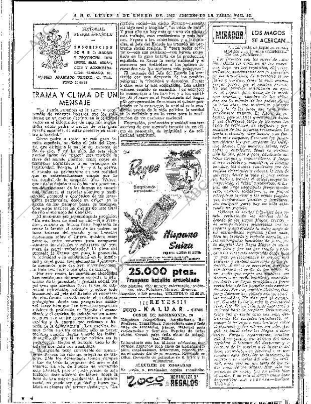 ABC MADRID 05-01-1953 página 16