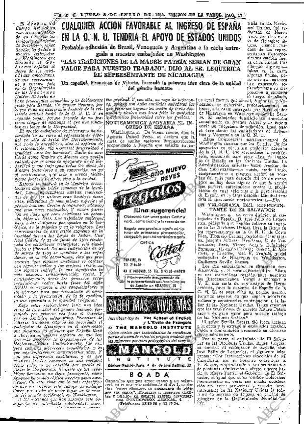 ABC MADRID 05-01-1953 página 17